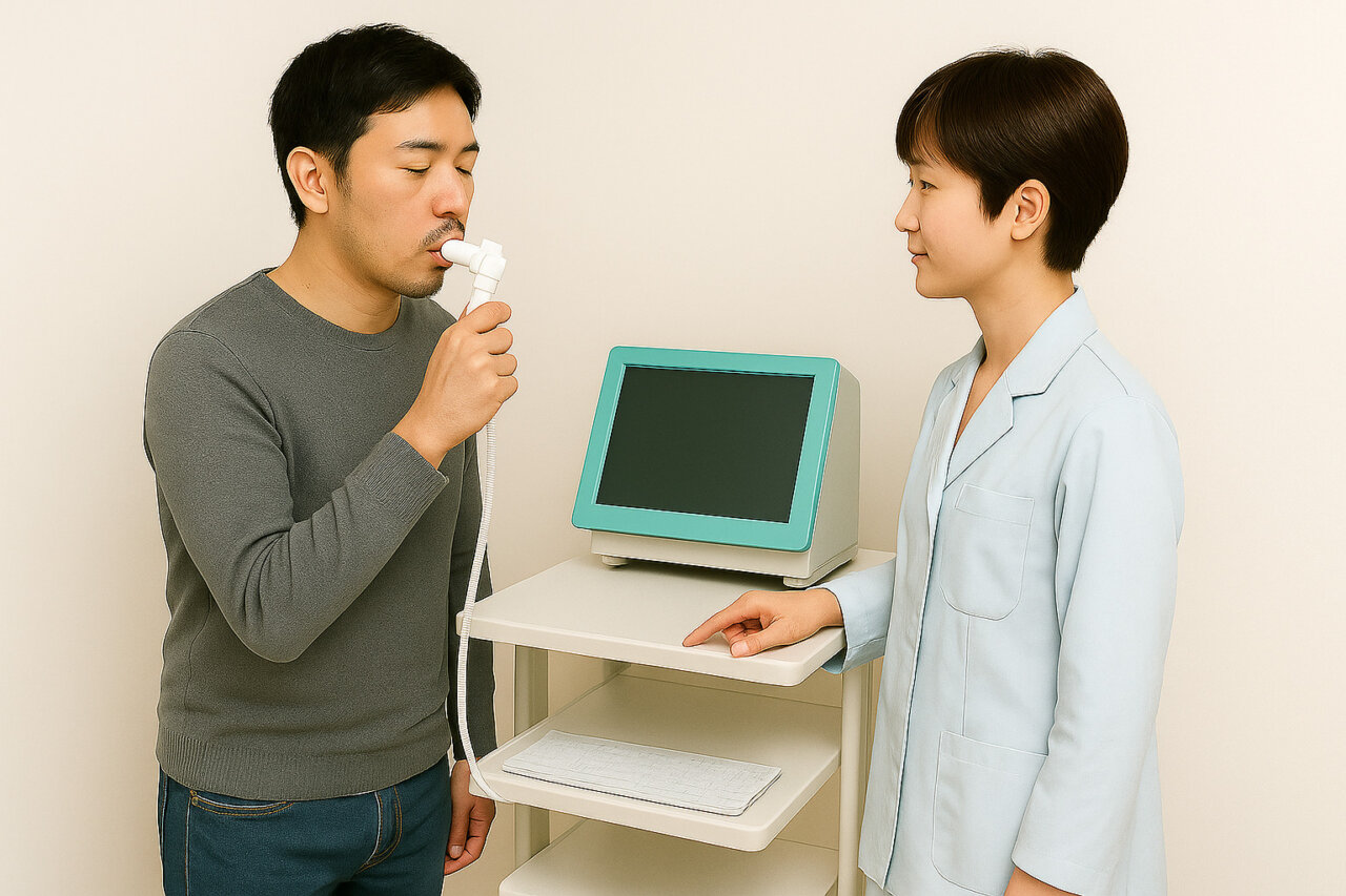 呼吸のチカラを測る―肺機能検査の画像